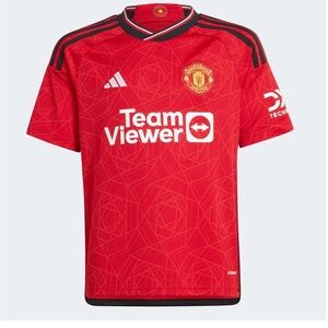 adidas Youth Soccer Manchester United Jersey EUC size 9-10y